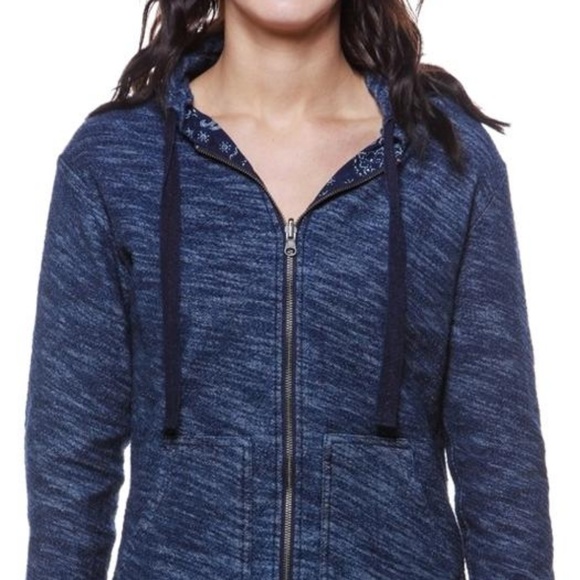 Chip Foster Reversible Hoodie Jacket Sweatshirt - Picture 1 of 8